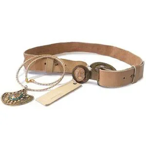 Diesel Maska Only The Brave Light Brown Beige Leather Women US 36 Waist Belt Diesel Womens Brown Leather Belt sz 36/90 Made In Italy | eBay main image 4